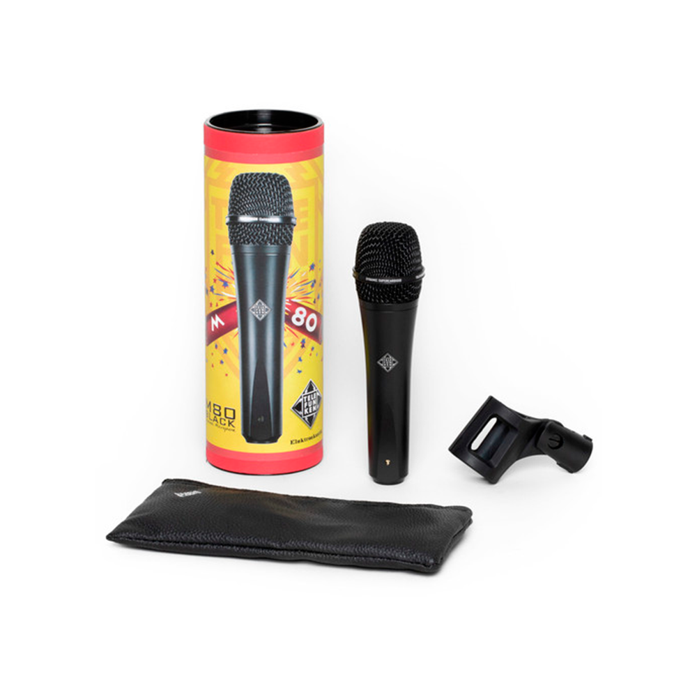 Micrófono Dinámico Supercardioide M80 Black